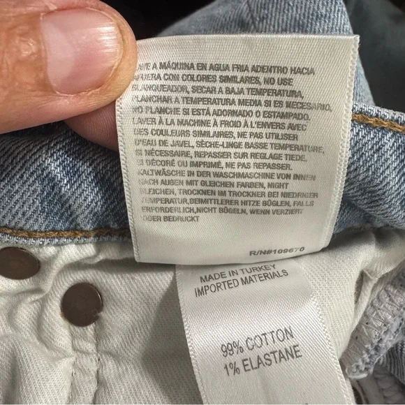 Agolde Merrel Light Blue Denim Jeans size 27 - Picture 7 of 8